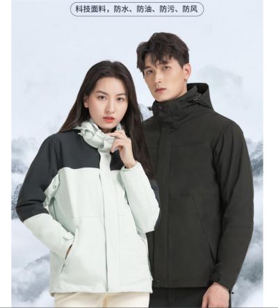 冲锋衣、羽绒衣、广告风衣